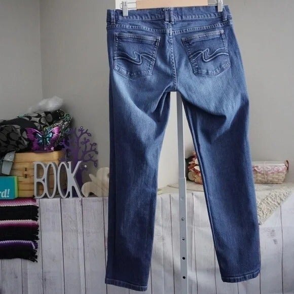 WHBM sz 6 Noir Straight Leg Jeans - Picture 3 of 9